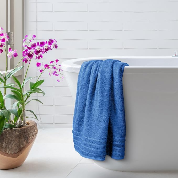 Avalon Towels Bath Towels Set of 4, Size 30 x 60 Inches, Highly Soft and - Image 3
