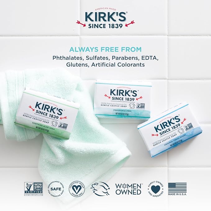 Castile Bar Soap by Kirkâ€™s | Clean Soap - Image 7