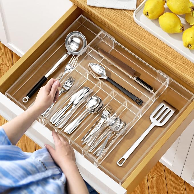 NIUBEE Expandable Kitchen Drawer Organizer - Image 5