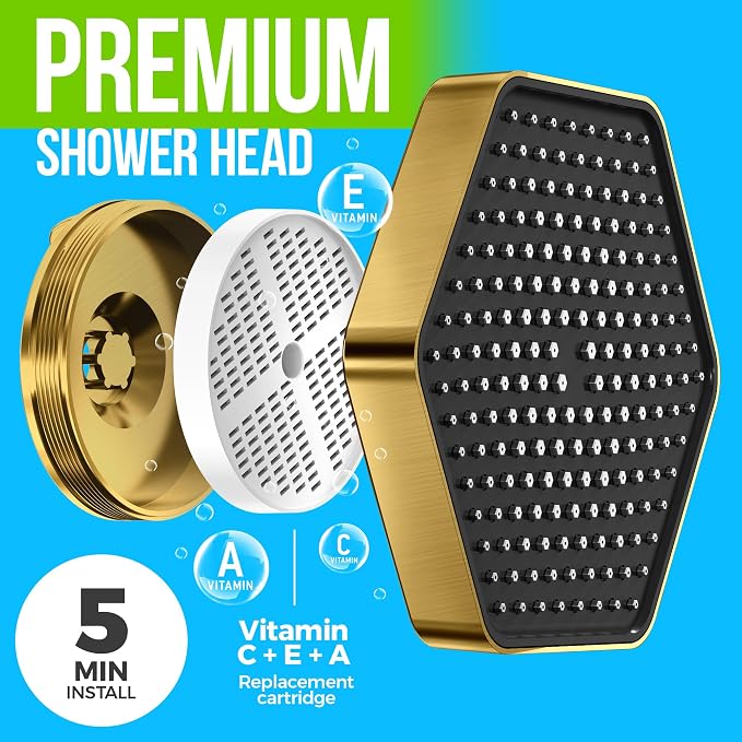 AquaHomeGroup Luxury Filtered Shower Head Set - Image 9