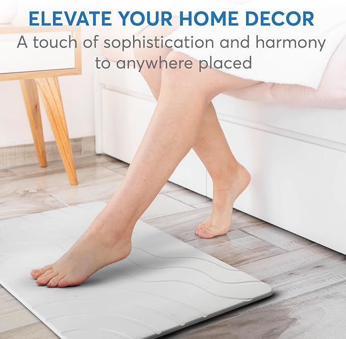 Stone Bath Mat – Quick Drying Diatomaceous Earth Bath Mat, Super Absorbent - Image 4