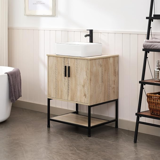 UEV Rustic Oak 24" Bathroom Vanity - Image 3