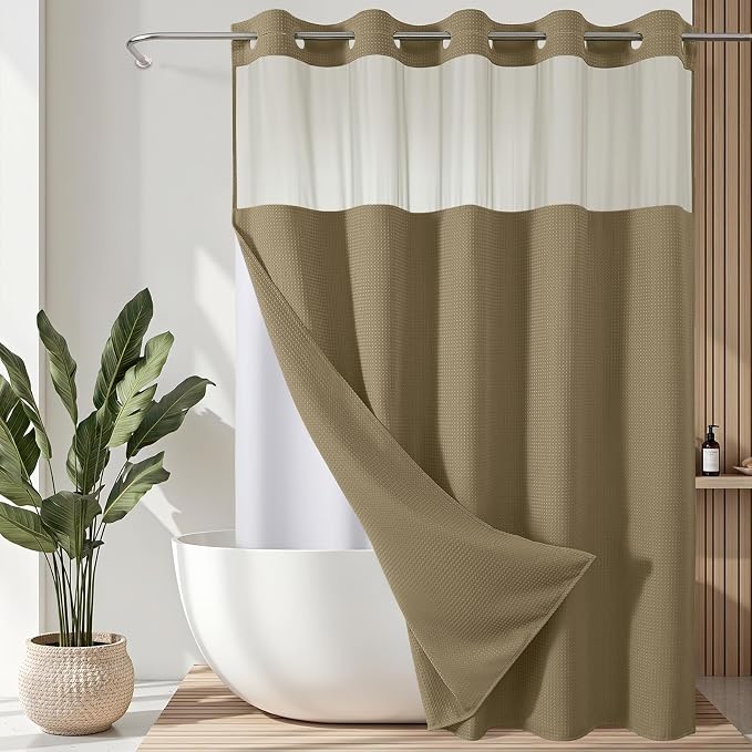 VANZAVANZU Hookless Shower Curtain by VANZAVANZU