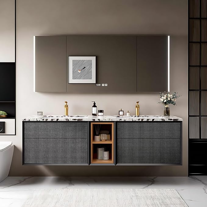 Double Sink Bathroom Vanity Set by ZGNBSD