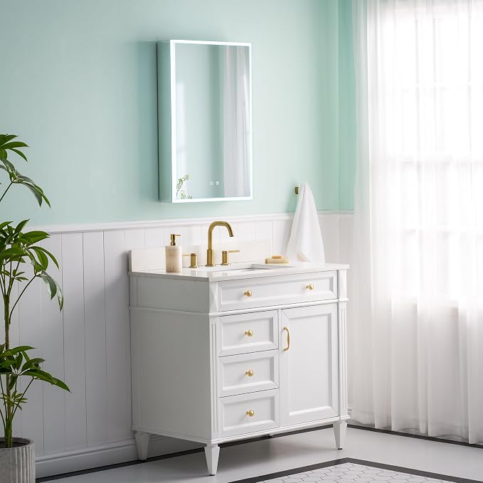 WELLFOR 20" X 30" Medicine Cabinet - Image 4