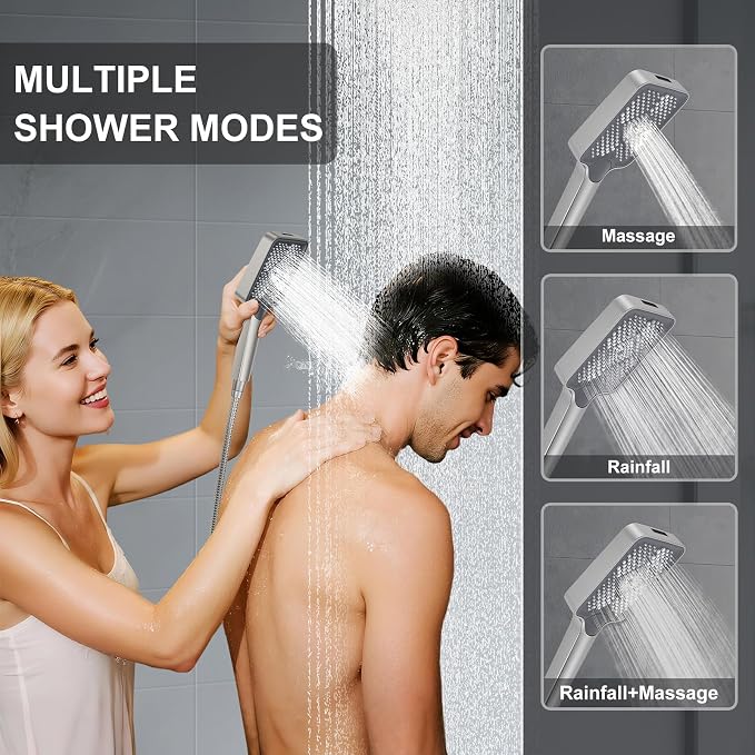 Shower System 13-Inch Rainfall Shower Head - Image 4
