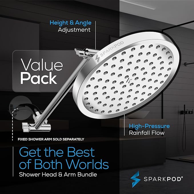 SparkPod Round Rain Shower Head - Image 3