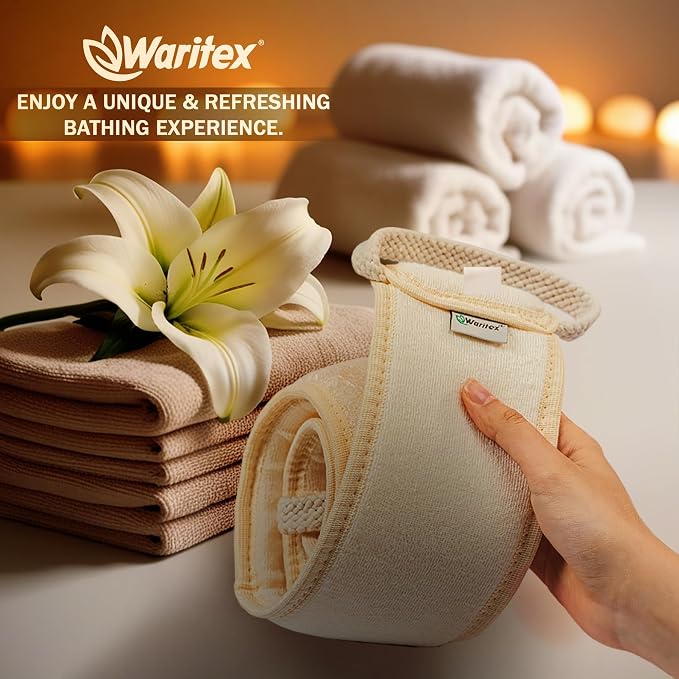 Waritex Natural Egyptian Loofah Back Scrubber - Image 6