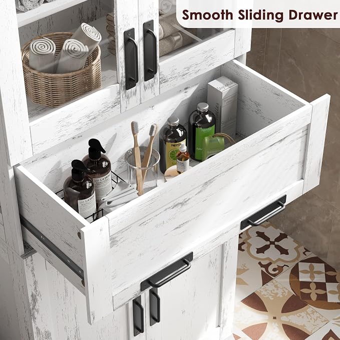 GAOMON 67" Tall Bathroom Cabinet - Image 5