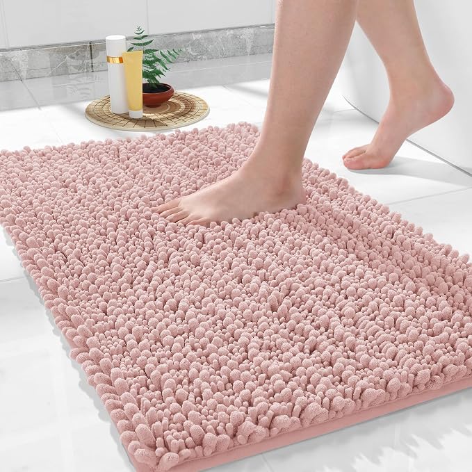 Yimobra Large Bathroom Rugs Non Slip Washable 36x24 Inch by Yimobra