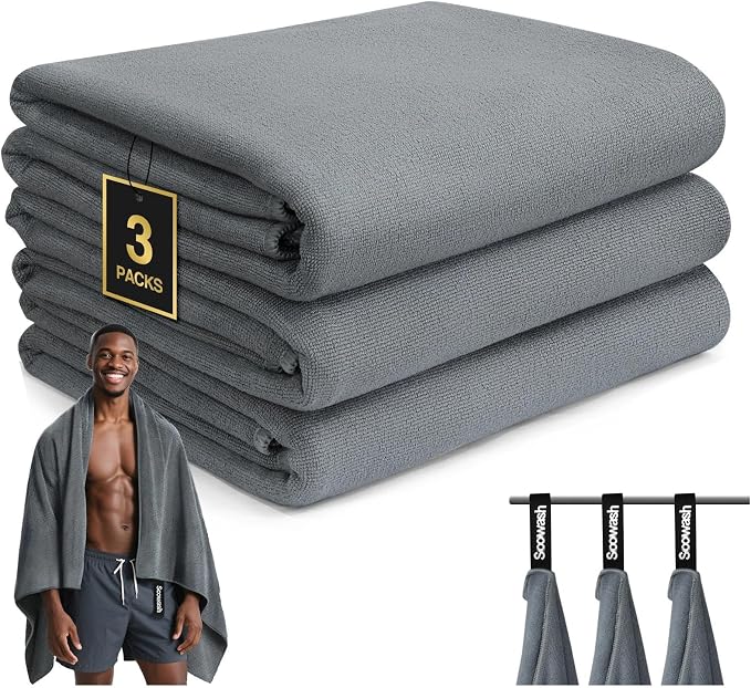 Camping Towels Quick Dry Sweat Towels by SOOWASH