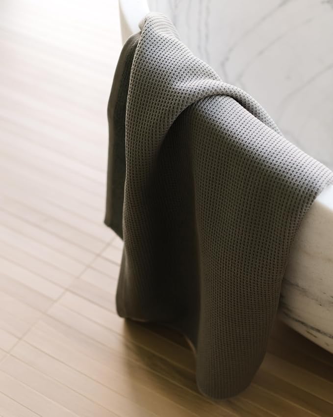 Cozy Earth Waffle Bath Towels - Image 5