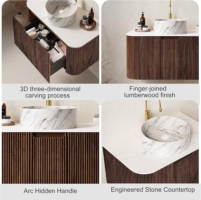 24" Floating Bathroom Vanity - Image 4