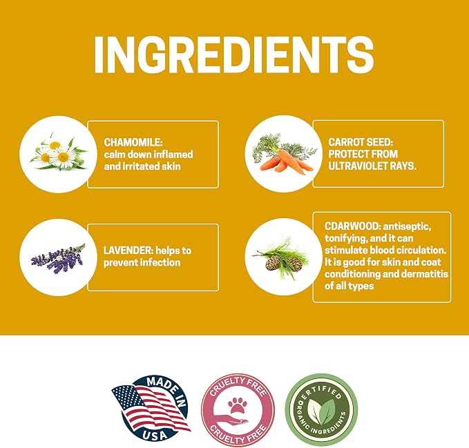All-Natural Dog Shampoo for Sensitive Skin | Natural and Organic Ingredients | - Image 3