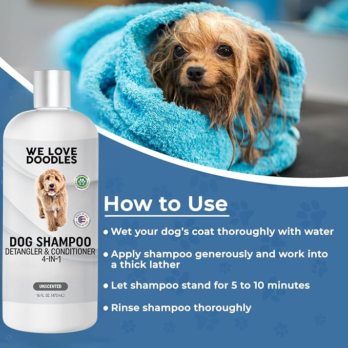 Dog Shampoo, Conditioner & Detangler - Image 4