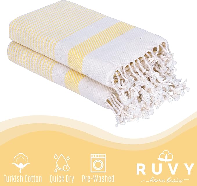 Ruvy Home Basics Turkish Hand Towels - Image 2