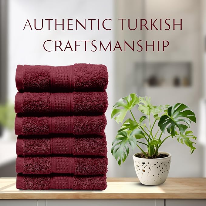 MAURA 6-Pack Premium Turkish Washcloth Set - Image 7