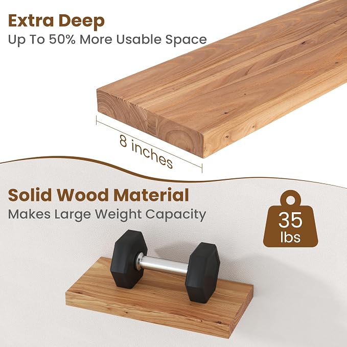 Floating Shelves for Wall Decor, Wall Shelves - Image 5