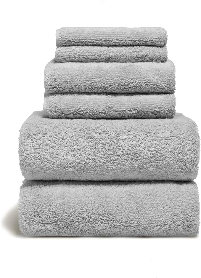 Italic Ultraplush 100% Australian Cotton Towels Standard 6 Piece Set, 2 Bath by Italic