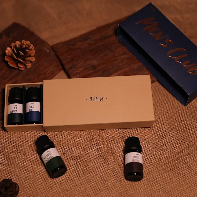 Fragrance Oil, MitFlor Men's Club Fragrance Gift Set, Premium Essential Oils - Image 8