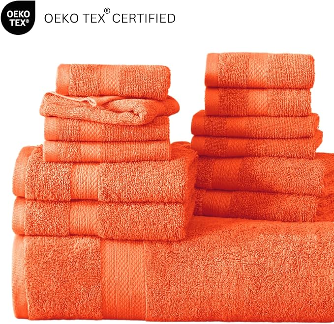 Lane Linen 100% Luxury Cotton Towel Set - Image 6