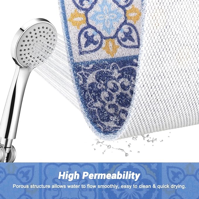 Shower Mat Non-Slip, 24x 24 Inch Square, Soft Comfort Bath Mats - Image 4
