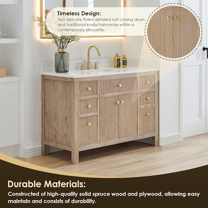 ALTAIR 48 Inch Bathroom Vanity - Image 3