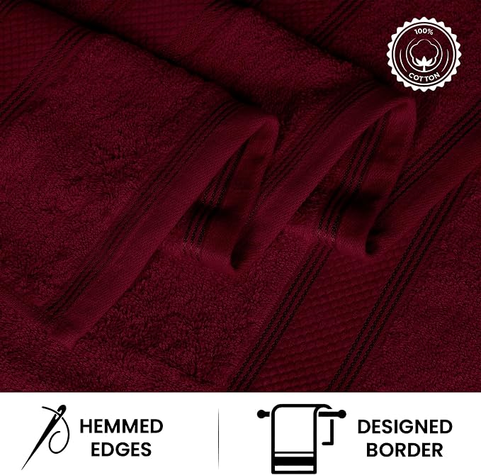 Casa Lino Bath Towel Set of 8 - Image 4