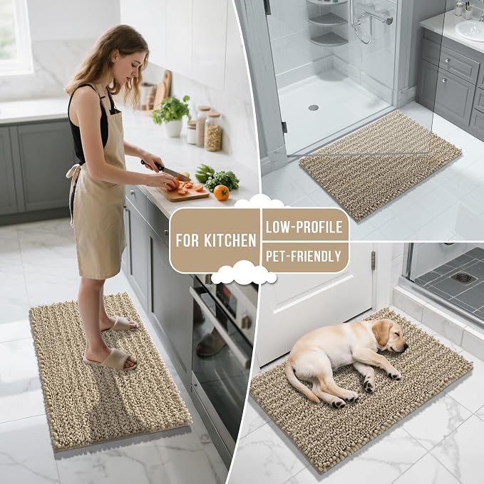 Yimobra Large Bathroom Rugs Non Slip Washable 36x24 Inch - Image 7