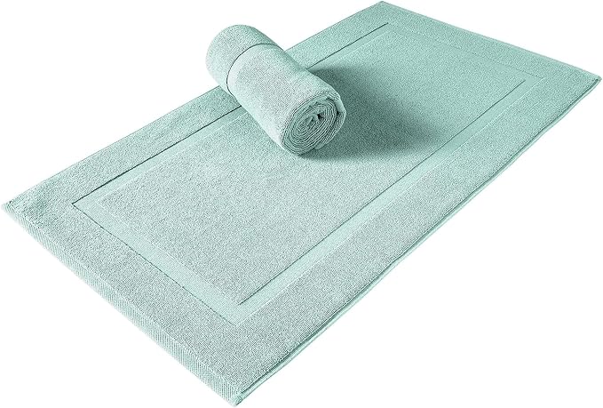 SALBAKOS 100% Turkish Cotton Bath Mat Set 2-Piece by SALBAKOS