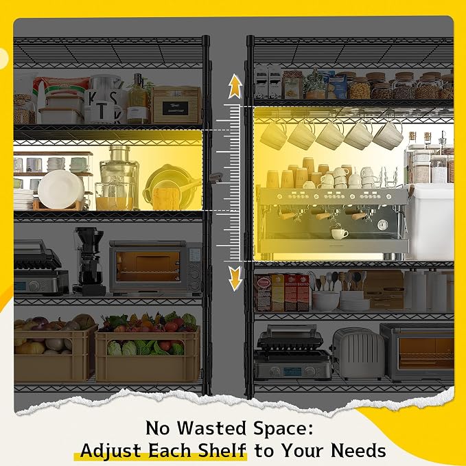 71.5‘’H Wire Shelving Unit - Image 7