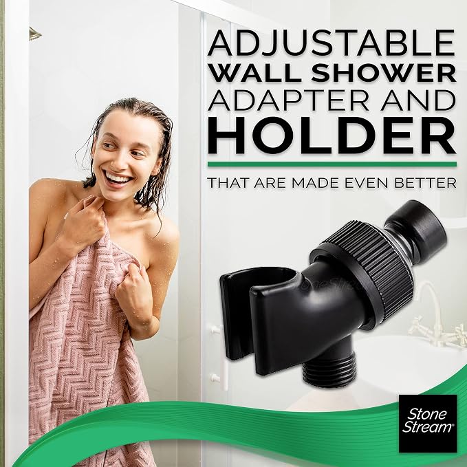 Original StoneStream Adjustable Wall Shower Adapter and Holder - Image 3