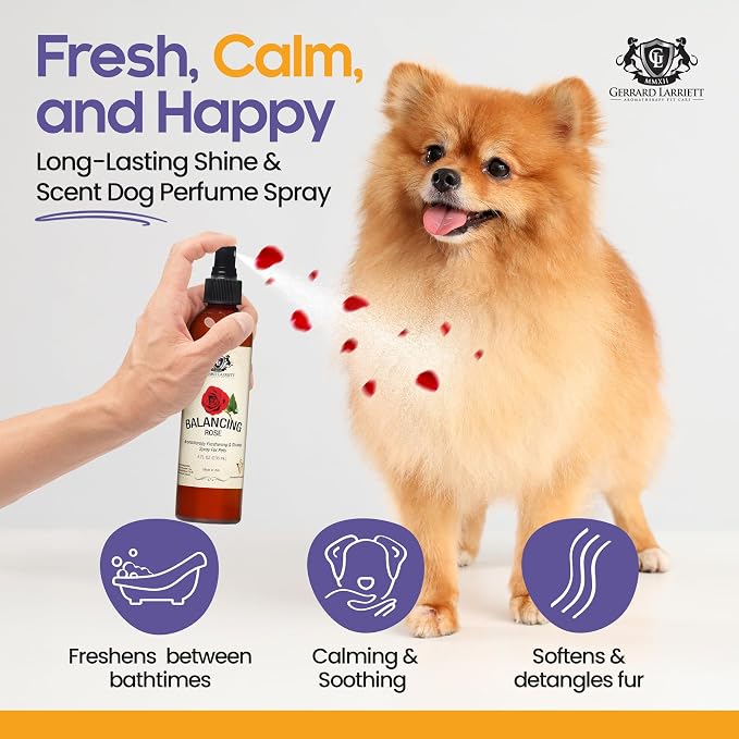 Dog Perfume Spray Long Lasting Balancing Rose 8 Fl Oz - Image 2