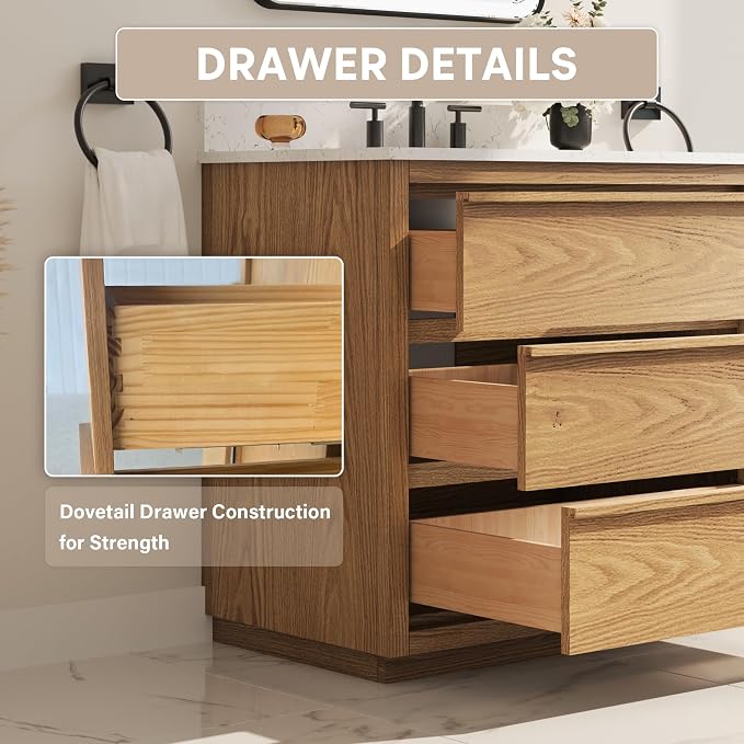 WELLFOR 36" Bathroom Vanity - Image 4