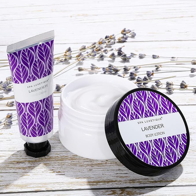 Spa Luxetique Lavender Spa Set, Bath Set - Image 3