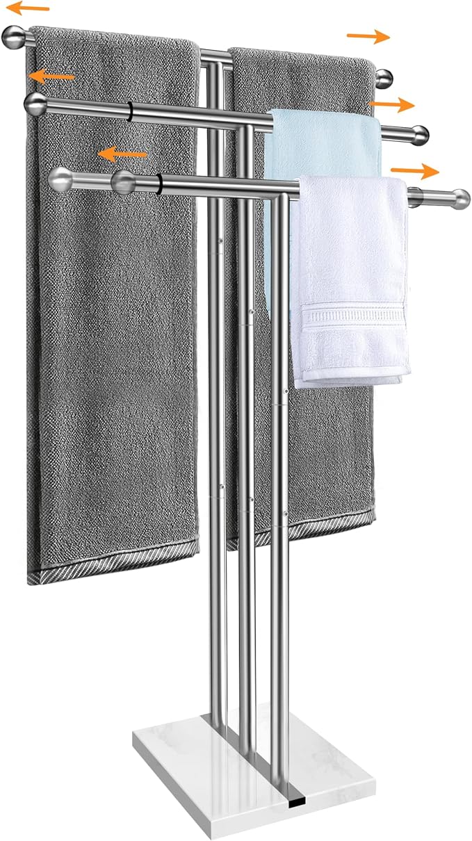 Kayfia 40" Standing Towel Rack by Kayfia