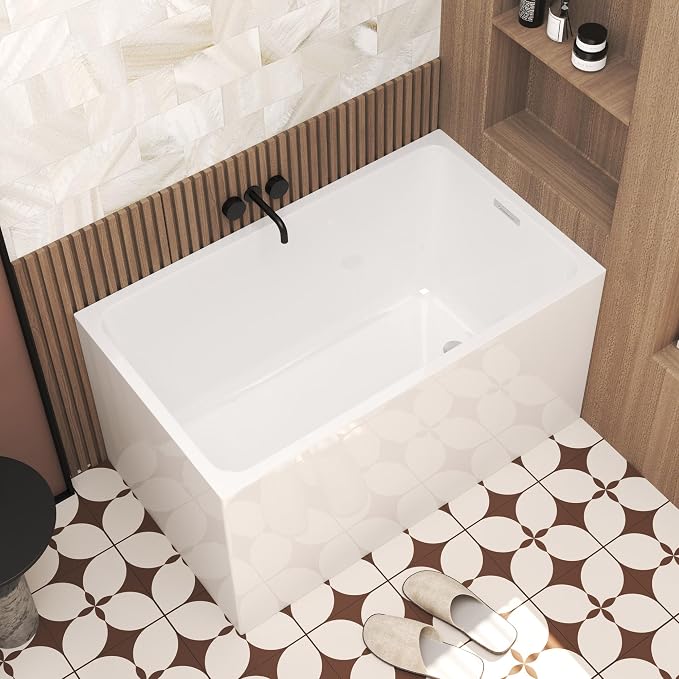 43 Square Inch Acrylic Independent Bathtub, Capacity 50 Gallons, Can Hold 650 by Unknown