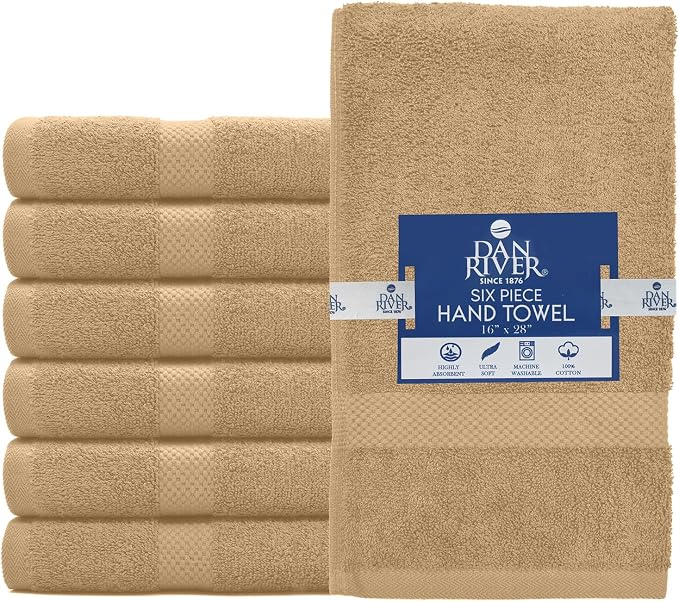 DAN RIVER 6-Pack Premium Hand Towels - Image 6