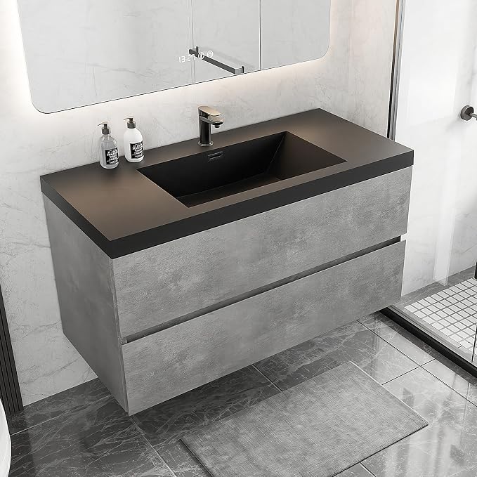 42 Inch Floating Bathroom Vanity by Runave