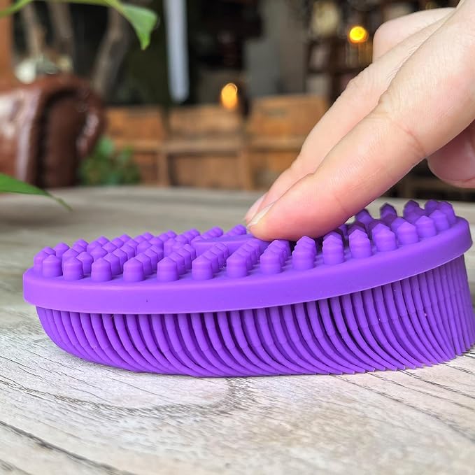 Premium Sensory Brush for Kids or Autism, Soft Silicone Body Scrubber, 2 in 1 - Image 5