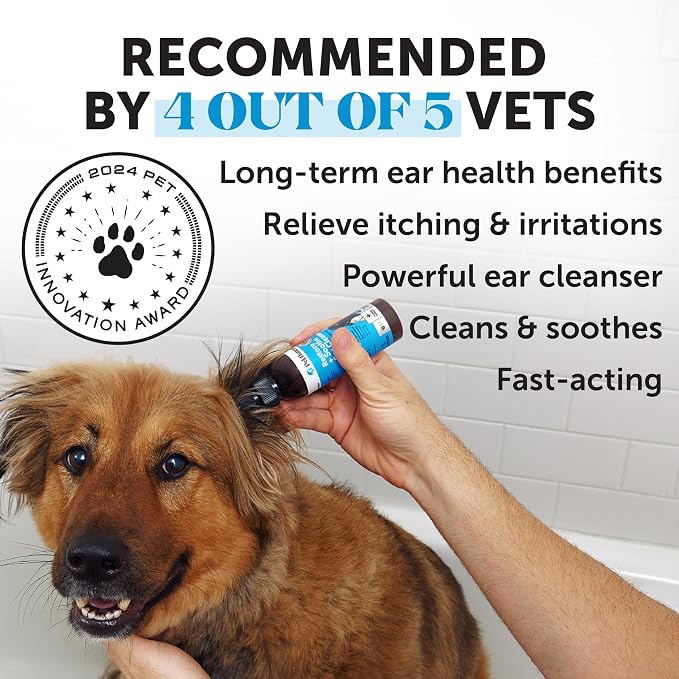 Restore + Soothe Ear Cleaner for Dogs & Cats – Gentle Dog Ear Cleaning Solution - Image 2