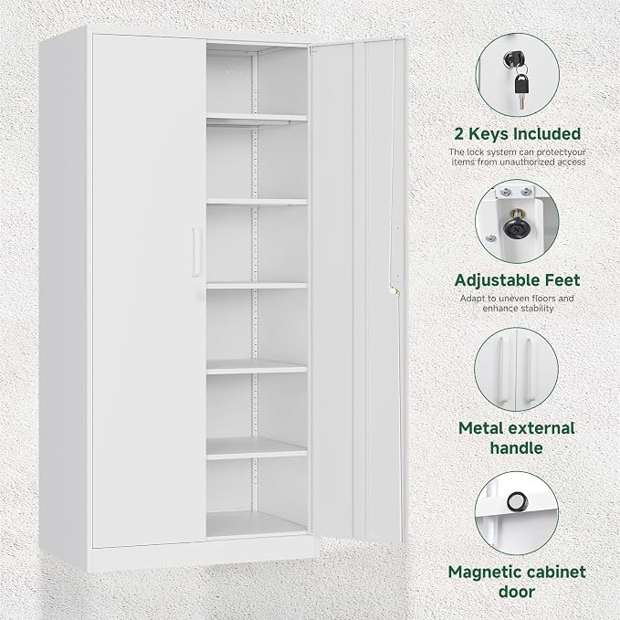 Letaya Metal Storage Cabinets - Image 6