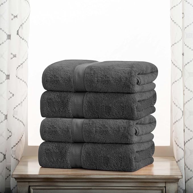 BNM Egyptian Cotton Heavyweight Towels, 800 GSM Bath Towels, Highly-Absorbent - Image 2