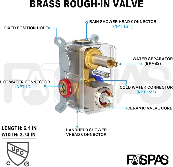 Shower Faucet Set, Shower System - Image 5