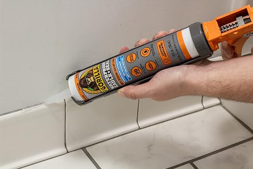 Gorilla Waterproof Caulk & Seal Silicone Sealant, 10Oz Cartridge - Image 4