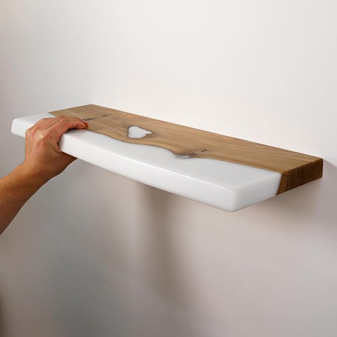 RWA Live Edge Floating Shelf – Unique Wood Floating Shelf - Image 5
