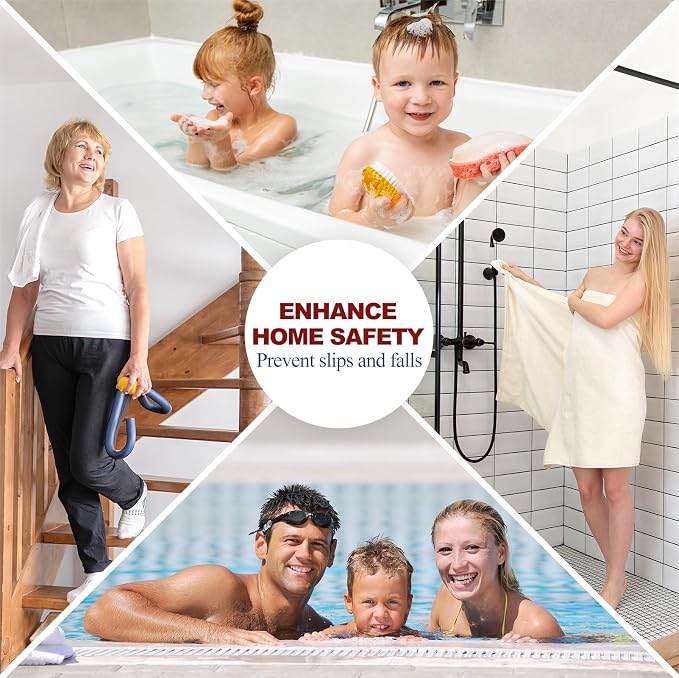 28 PCS Shower Floor Non Slip Stickers - Image 7