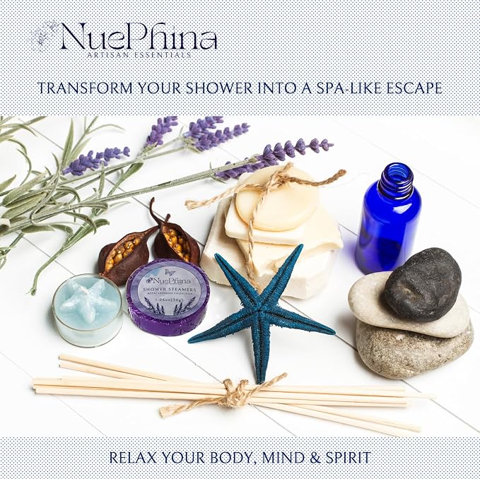 LUXURY LAVENDER SHOWER STEAMERS, 100% Natural Ingredients - Image 5
