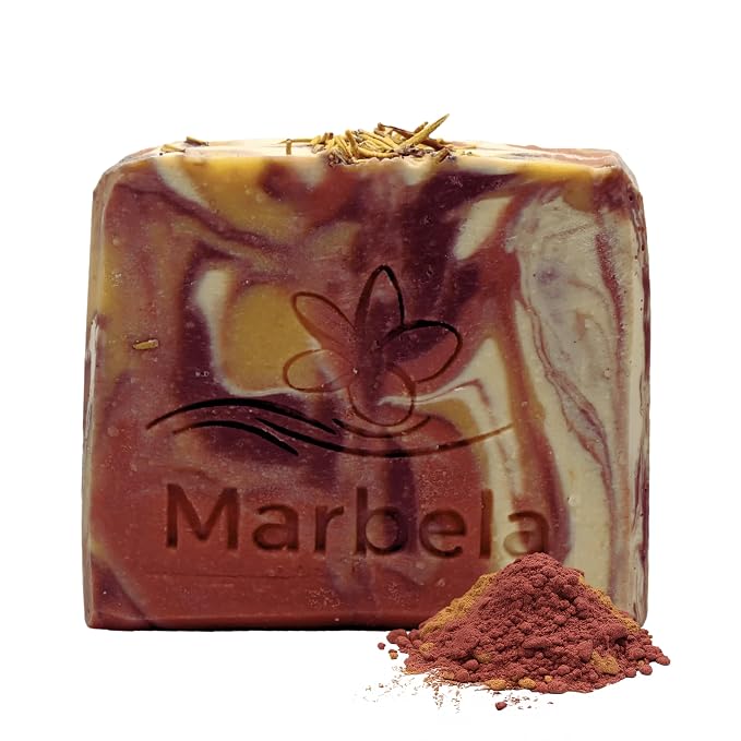 Marbela Cosmetics Clay and Rosemary Handmade Soap Bar by Marbela