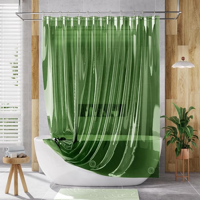 AmazerBath Extra Long Shower Curtain Liner 72x84, Plastic Shower Curtain Liners - Image 7